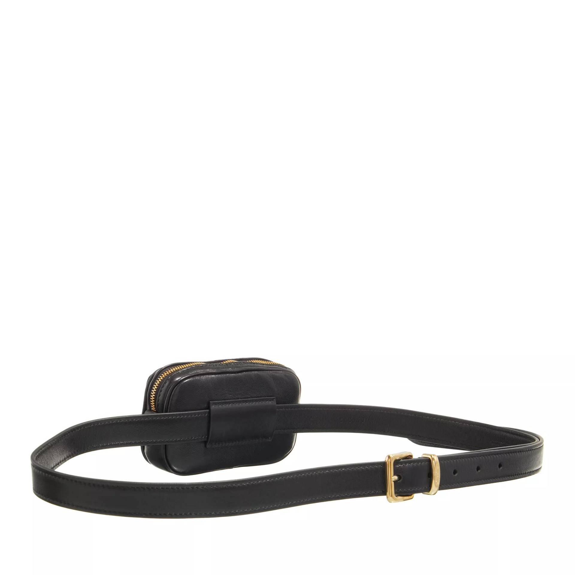 Miu Miu Gürtel - Women Leather Belt - Gr. 85 - in Schwarz - für Damen von Miu Miu