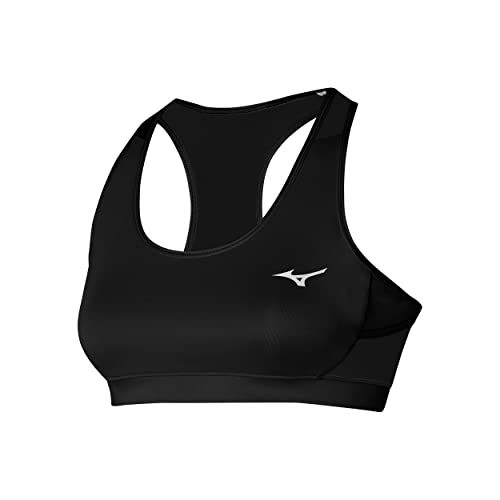 Mizuno Damen Alpha Bra (W) Sport-BH, schwarz, S von Mizuno