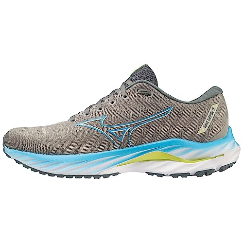 Mizuno Herren Wave Inspire 19 Laufen, Ggray Jblue Bolt2neon, 39 EU von Mizuno