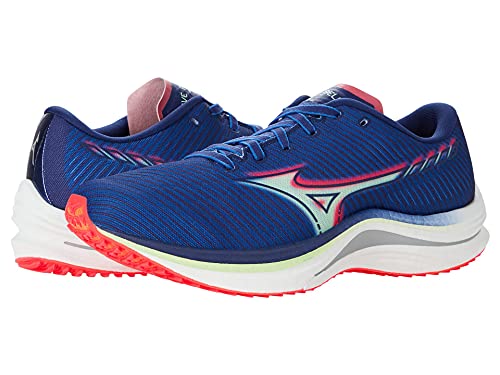 Mizuno Herren Wave Rebellion, Blau/Paradise Pink, 44 EU von Mizuno