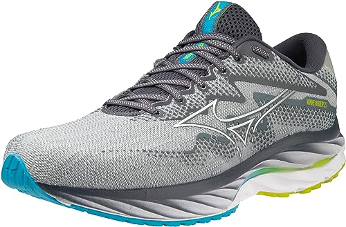 Mizuno Herren Wave Rider 27 Laufen, Pblue Weiß Bolt2neon, 40.5 EU von Mizuno