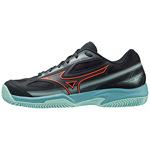 Mizuno Unisex Break Shot 4 CC Tennisschuh, Collegiate Blue/Soleil/Tanager Turquoise, 39 EU von Mizuno