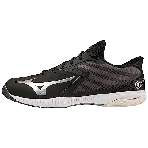 Mizuno Unisex Wave Gk Indoor, Schwarz, Silber, Weiß, 38 EU von Mizuno