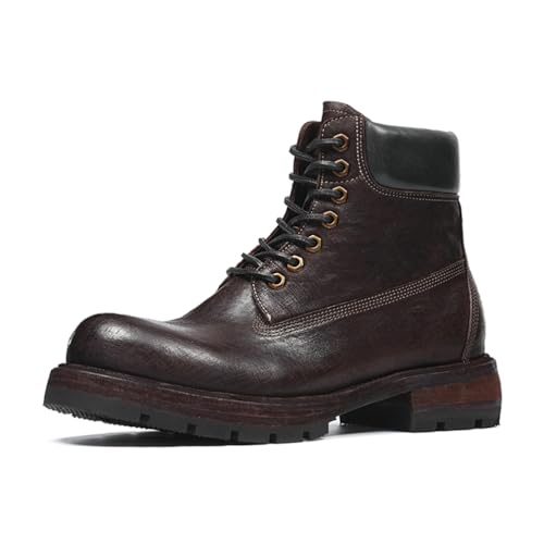 MlYJmer Herren Vintage Motorradstiefel Casual Stiefeletten Desert Boots,Braun,40 EU MlYJmer Herren Vintage Motorradstiefel Casual Stiefeletten Desert Boots,Braun,40 EU von MlYJmer