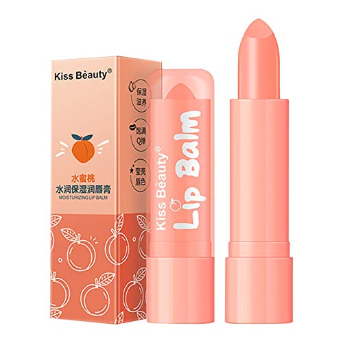 Lippen Lippenpflege Lippen Feuchtigkeitsmaske Balsam Feuchtigkeitsbalsam Lippen Peach Lipstick Lippenpflege Bio Kinder von Mllkcao