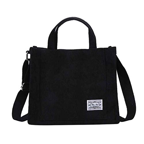 Mllkcao Damen Umhängetaschen, Frauen Mädchen Cord-Tasche Großer Schulter Messenger Mini Square Bag Rucksack Party Beiläufig Mode Shopping Schultertaschen Handy Handtasche Clutch von Mllkcao