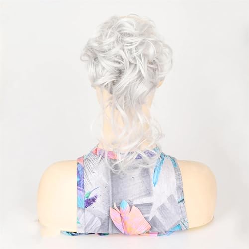 Frauen Klaue Clip Messy Bun Haarteile Zerzauste Hochsteckfrisur Pferdeschwanz Synthetische Lockige Wellenförmige Dutt Haarverlängerung Mit Haarspangen GN3-4502 1 PC von Mnjyihy