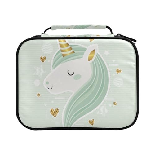 Einhorn-Federmäppchen mit großem Fassungsvermögen für Buntstifte, Stiftetasche, Marker-Organizer, Hellgrün, #01, Einheitsgröße, Hübsch Einhorn-Federmäppchen mit großem Fassungsvermögen für Buntstifte, Stiftetasche, Marker-Organizer, Hellgrün, #01, Einheitsgröße, Hübsch von Mnsruu