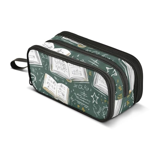 Großes Federmäppchen, Buch, Glühbirne, Mathematik, Tafel, Federmäppchen, tragbar, Büro, Schreibwaren, Make-up-Tasche für Mittelschule, Studenten, Mädchen, Jungen, mehrfarbig, Einheitsgröße Großes Federmäppchen, Buch, Glühbirne, Mathematik, Tafel, Federmäppchen, tragbar, Büro, Schreibwaren, Make-up-Tasche für Mittelschule, Studenten, Mädchen, Jungen, mehrfarbig, Einheitsgröße von Mnsruu