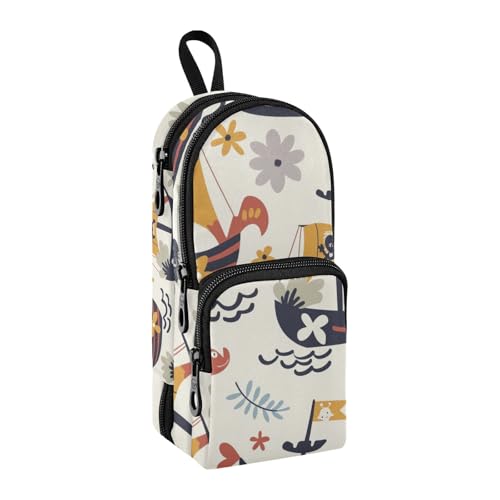 Piratenschiff-Federmäppchen, großes Fassungsvermögen, Stifttasche mit Fach, Schüler-Form, Schreibwaren-Organizer, Federmäppchen, Marker-Etui für Schule, Büro, Arbeit, Piratenschiff2, Einheitsgröße, Piratenschiff-Federmäppchen, großes Fassungsvermögen, Stifttasche mit Fach, Schüler-Form, Schreibwaren-Organizer, Federmäppchen, Marker-Etui für Schule, Büro, Arbeit, Piratenschiff2, Einheitsgröße, von Mnsruu