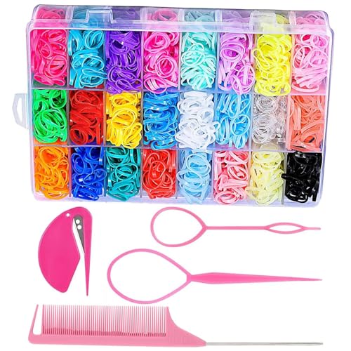 Elastische Haarbindungen Für Mädchen Mit Styling Werkzeugen Haarbindungsnutter Werkzeug Haarzubehör Für Kinder Und Kleinkind Elastische Haarbindungen Für Mädchen Mit Styling Werkzeugen Haarbindungsnutter Werkzeug Haarzubehör Für Kinder Und Kleinkind von Mocoocouture