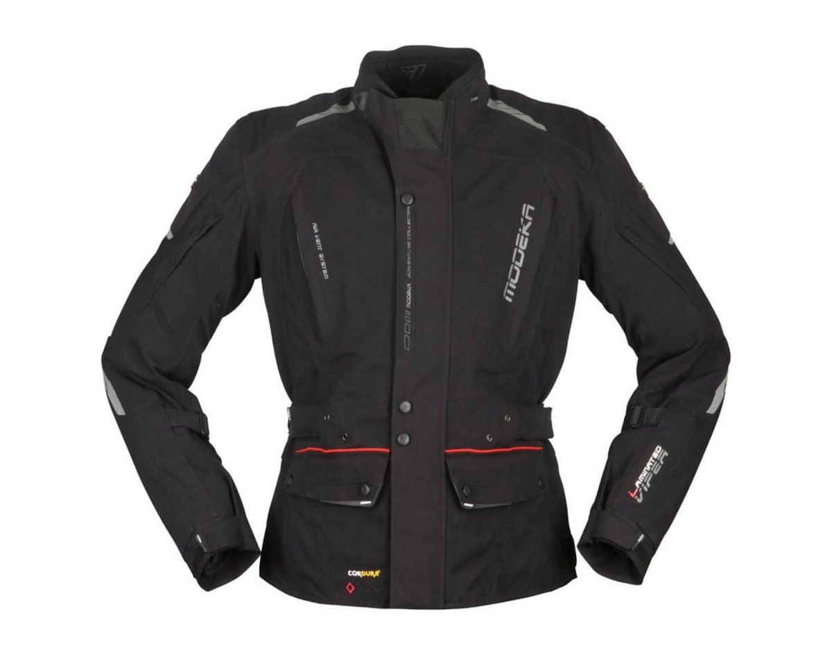 Modeka Motorradjacke Modeka Viper LT Lady Textiljacke Damen schwarz 38 von Modeka