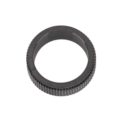 8 Mm Spinner-Ring Für Herren – Geräuschloser Stahl – Modischer Stressabbau(Schwarz-59,8 mm) von Mokernali