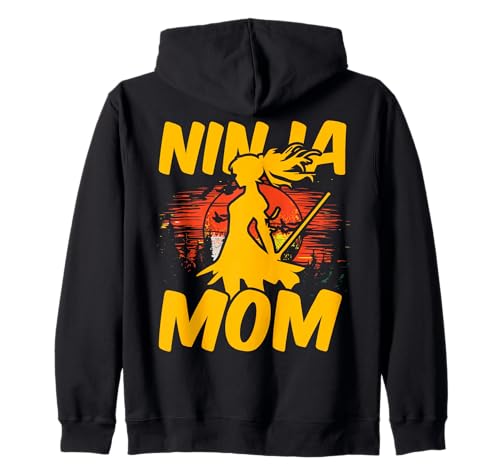 Ninja Mom Muttertag Familie Liebe Frauen Kapuzenjacke Ninja Mom Muttertag Familie Liebe Frauen Kapuzenjacke von Mom Awesome Present Tee Design Idea