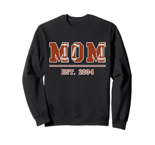 Rugby Mama Est 2004 Muttertag Mutter Geburtstag Vintage Sweatshirt Rugby Mama Est 2004 Muttertag Mutter Geburtstag Vintage Sweatshirt von Mom Est. 2004 Football Rugby Mother's Day Sports