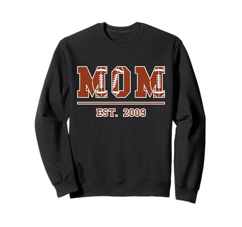 Rugby Mama Est 2009 Muttertag Mutter Geburtstag Vintage Sweatshirt Rugby Mama Est 2009 Muttertag Mutter Geburtstag Vintage Sweatshirt von Mom Est. 2009 Football Rugby Mother's Day Sports