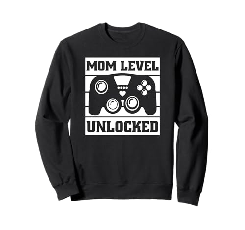 Mom Level Unlocked - Lustige Gamer-Mama Sweatshirt Mom Level Unlocked - Lustige Gamer-Mama Sweatshirt von Mom Level Unlocked