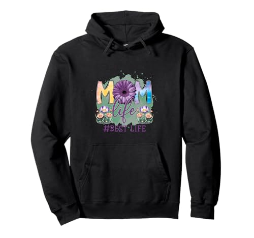Mom Life Cute Shirt Watercolor Doodle Floral Mama Best Life Pullover Hoodie Mom Life Cute Shirt Watercolor Doodle Floral Mama Best Life Pullover Hoodie von Mom Life Tee Shirts for Colorful Flower Women
