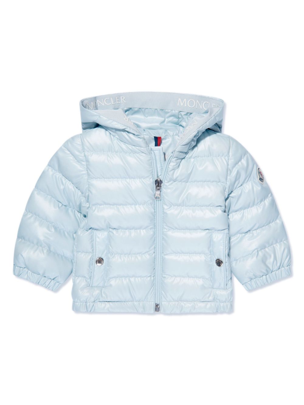 Moncler Enfant Gefütterte Sesen Kapuzenjacke - Blau von Moncler Enfant