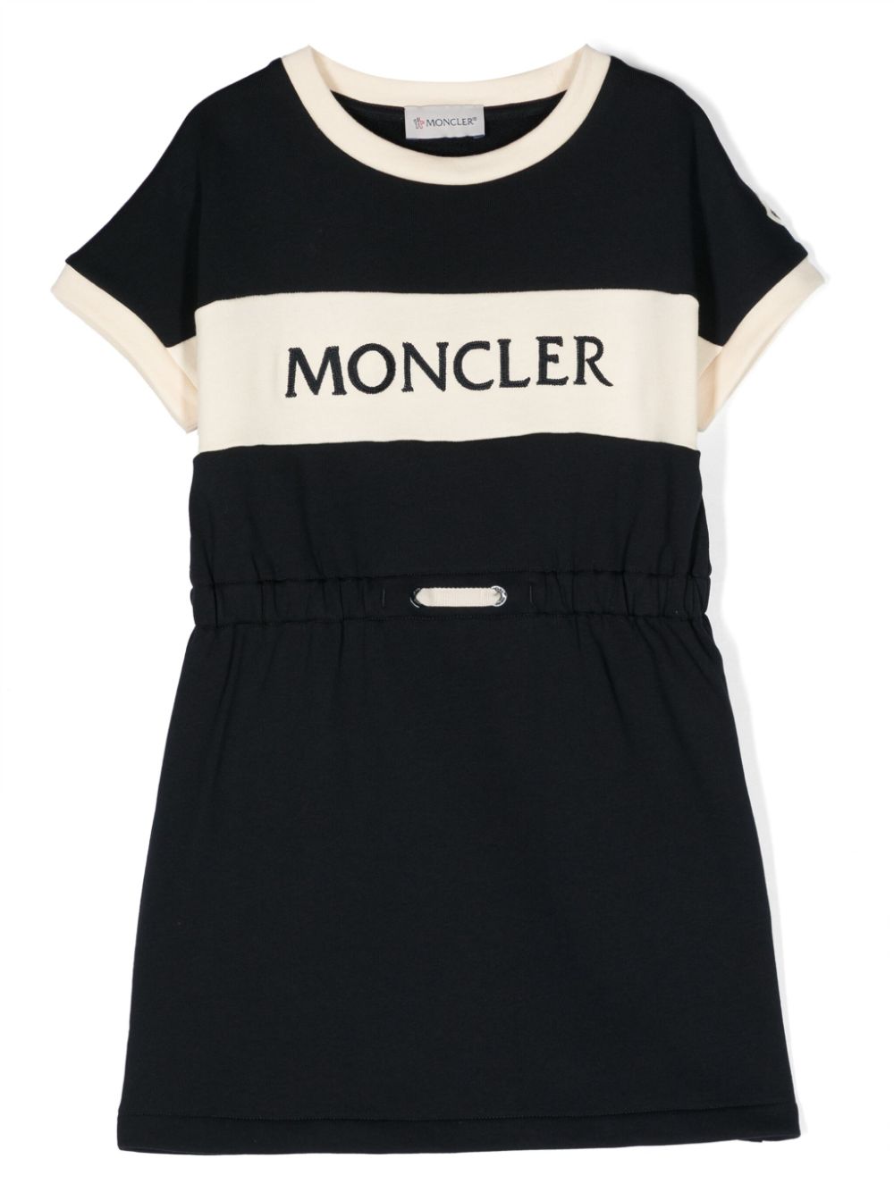 Moncler Enfant T-Shirt mit Logo-Stickerei - Blau von Moncler Enfant