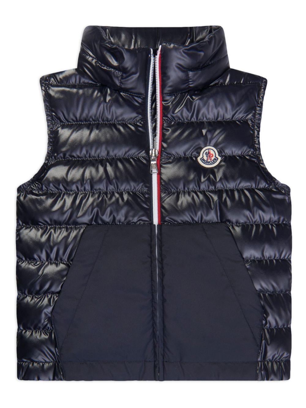 Moncler Enfant Gesteppte Daunenweste - Blau von Moncler Enfant