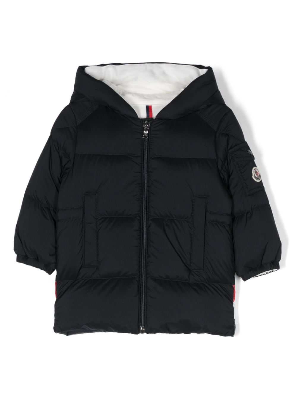 Moncler Enfant Gesteppte Kapuzenjacke - Blau von Moncler Enfant