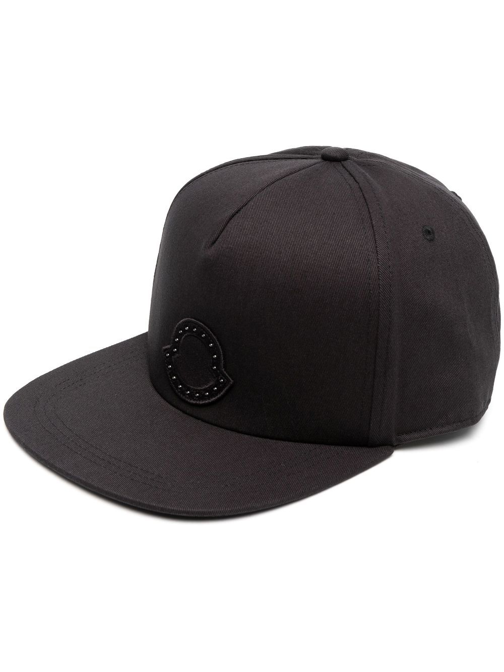 Moncler Baseballkappe mit Logo-Patch - Schwarz von Moncler