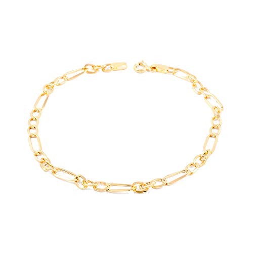 Monde Petit Figaro-Armband - Gelbgold 18 Karat (750) - Geschenkbox - Garantiezertifikat von Monde Petit