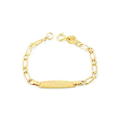 Monde Petit Kinder Armband Gelbgold 9 Karats (375) - Geschenkbox - Garantiezertifikat von Monde Petit