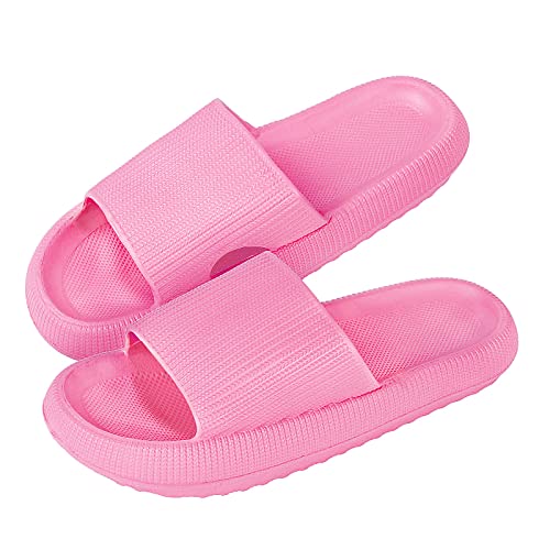 MoneRffi Badelatschen Damen Badeschuhe Herren-Badeschlappen Hausschuhe Damen,Cozislides Airfoot Wolken Wolkenschuhe Rutschfeste Pantoletten,Sommer Cozy Slides Schlappen von MoneRffi