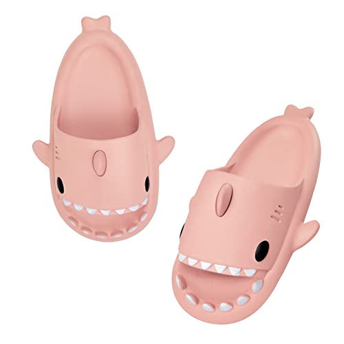 MoneRffi Cloud Shark Slides Damen Hai Hausschuhe Schuhe Unisex Sommer Haifisch Schlappen Herren Rutschfeste Badeschuhe Cartoon SharkSoft Badeschuhe Lustig Slippers von MoneRffi