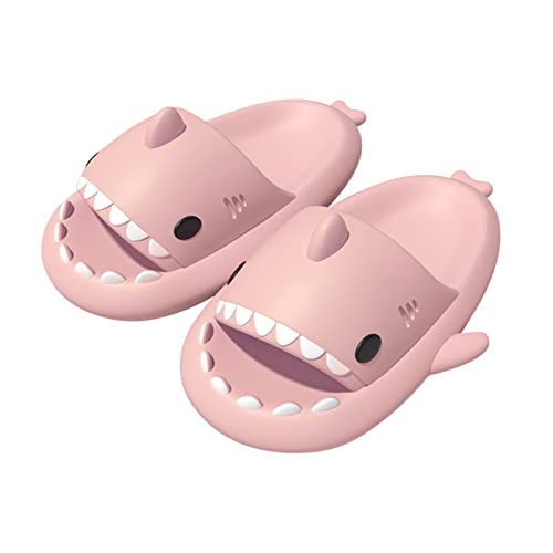 MoneRffi Cloud Shark Slides Damen Hai Hausschuhe Schuhe Unisex Sommer Haifisch Schlappen Herren rutschfeste Badeschuhe Cartoon SharkSoft Badeschuhe Lustig Slippers von MoneRffi