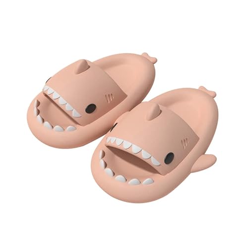 MoneRffi Shark Slippers Cute Cloud Shark Slides Damen Hai Hausschuhe Non-Slip Unisex Super Weich Herren Badelatchen Badeschuhe Sommer Strand Open Toe Shark Slides Indoor Outdoor von MoneRffi