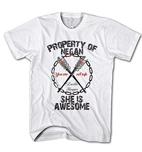 Herren T-Shirt Baseball Schläger Lucille Negan Walking Zombie Dead von Monkey Print