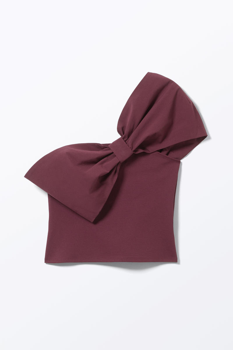 Tube-Top Mit Schleife - Rot Tube-Top Mit Schleife - Rot von Monki