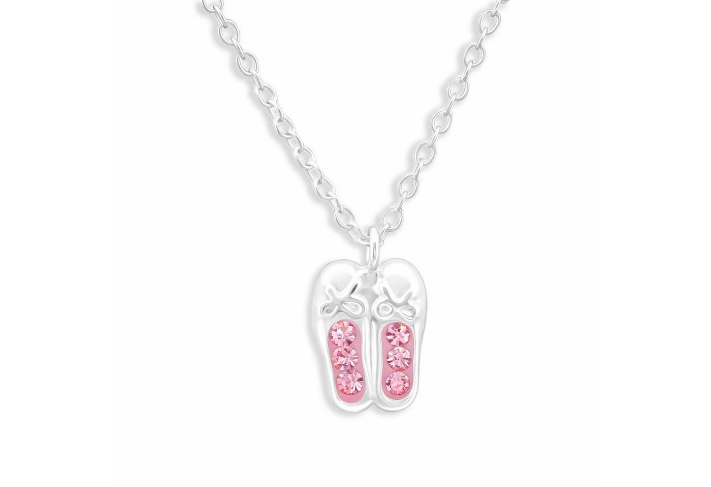 Monkimau Kette mit Anhänger Ballerina Schuhe Halskette Damen Silber Schmuck (Packung) von Monkimau