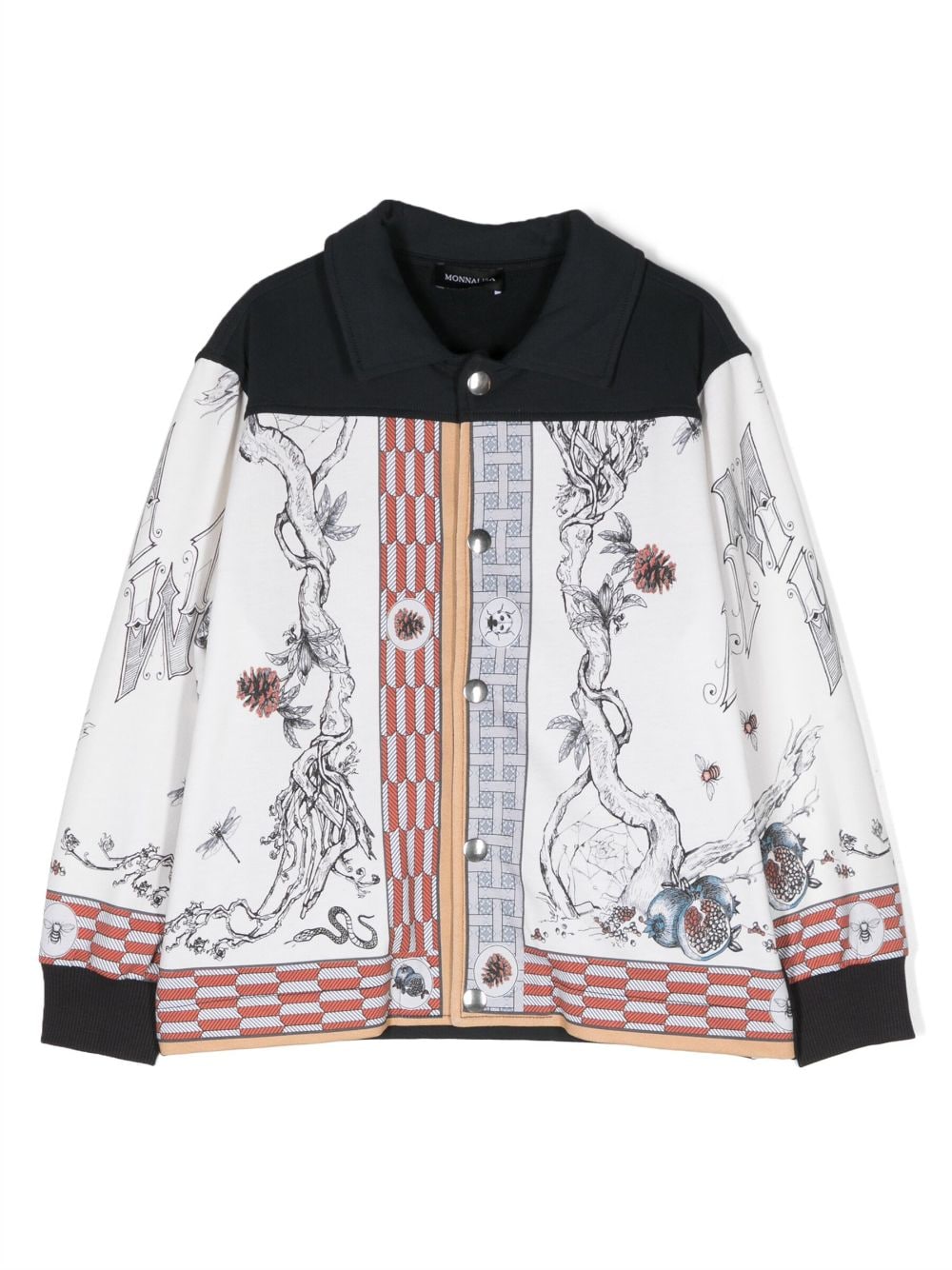 Monnalisa Bomberjacke mit grafischem Print - Blau von Monnalisa