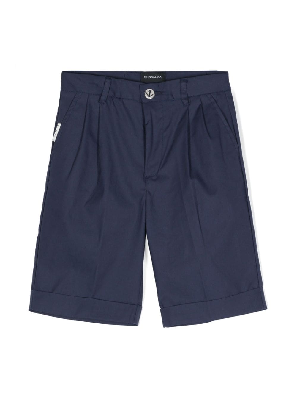 Monnalisa Shorts mit Faltendetail - Blau von Monnalisa