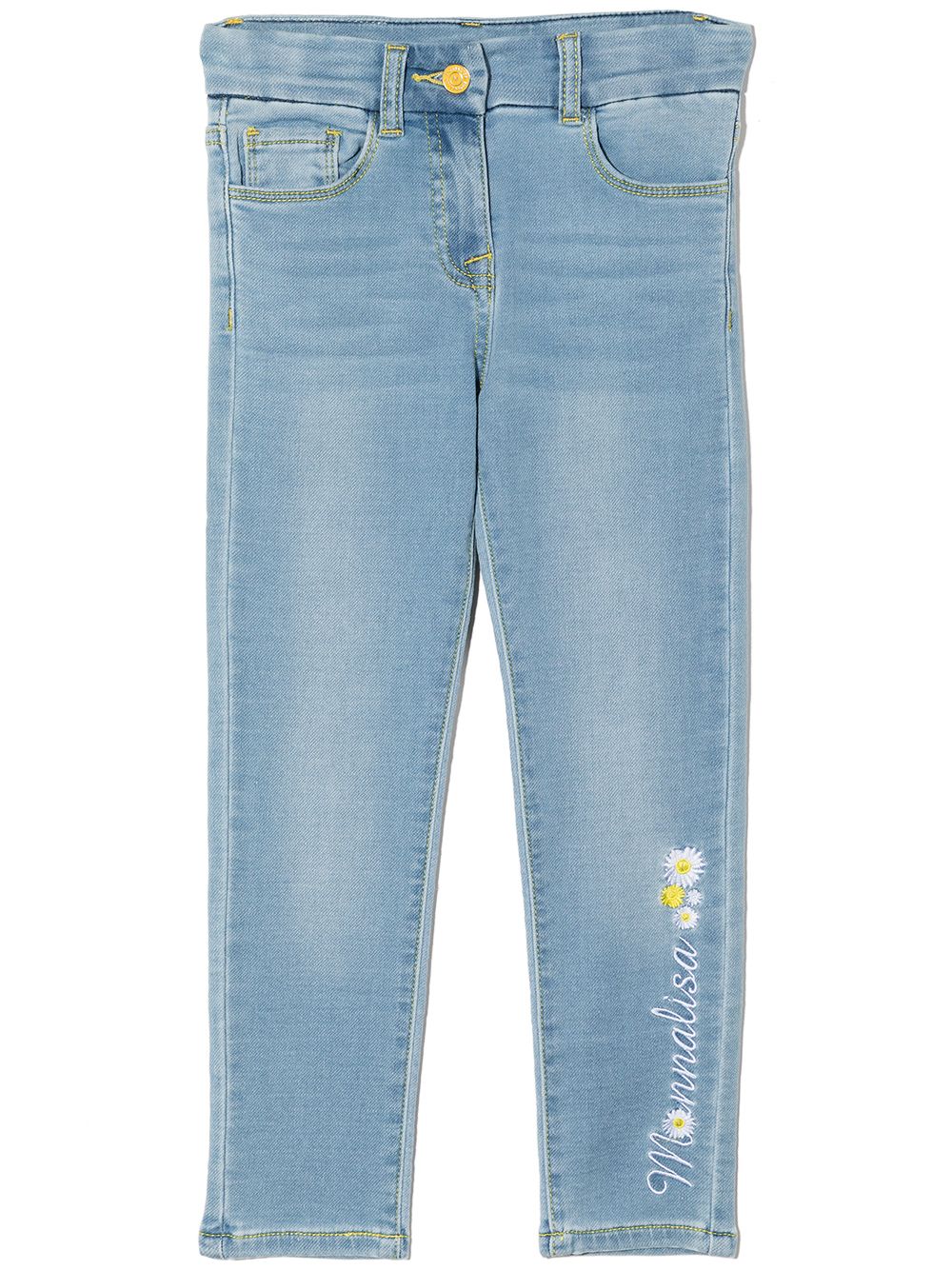 Monnalisa Tweety Jeans mit Strass - Blau von Monnalisa