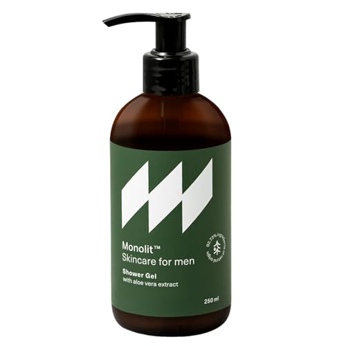 Monolit Shampoo mit Panthenol, für Männer, Haarverstärkung, Pflege der Haarwurzeln, Beruhigt die Kopfhaut, Panthenol, Kamillenextrakt, Wirksame Wirkung, 250 ml von Monolit Skincare for men