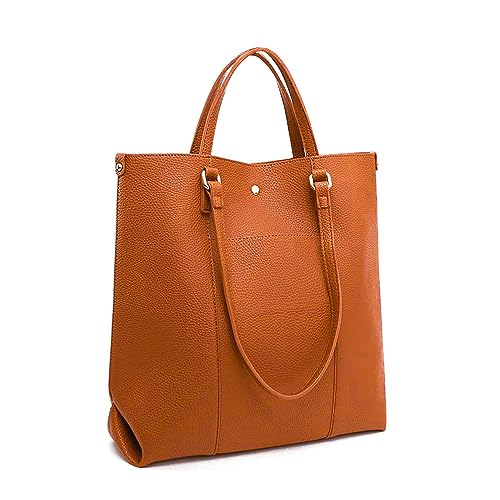 Montana West Tragetasche für Damen, Geldbörsen und Handtaschen, Tragegriff oben, Geldbörse, große Schulterhandtasche, Orange (mit Beutel), Large von Montana West