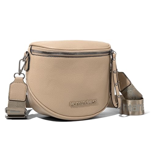 Montana West Umhängetasche für Damen, Bauchtasche, Brustgürtel, Bauchtasche, Khaki von Montana West