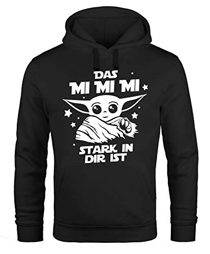 MoonWorks® Hoodie Herren Parodie Spruch Das mi mi MII stark in dir ist Fun-Shirt Kapuzen-Pullover schwarz XL von MoonWorks