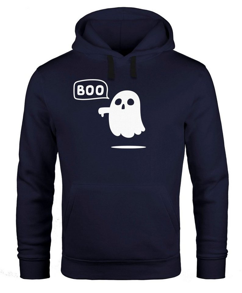 MoonWorks Hoodie Kapuzen-Pullover Herren Geist BOO Gespenst Halloween Hoodie Männer Moonworks® von MoonWorks