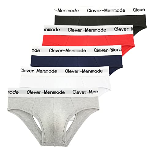 Sissy Höschen 5 Stück Sexy Unterwäsche Gesäß Slip Jockstrap Herren Baumwolle Offener Po Höschen Rückenfrei Unterhose, 5 Stück., XXXXL von Moorun