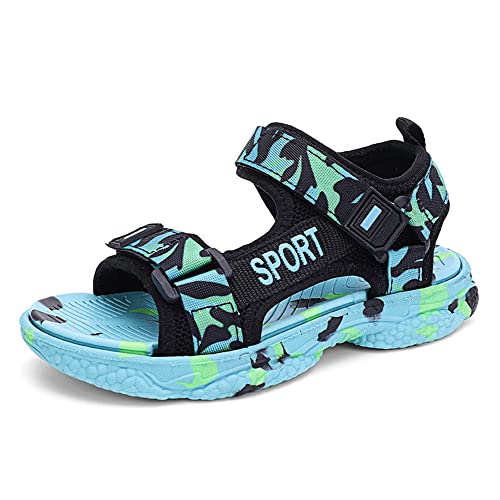 Mooyii Kinder Sommerschuhe sandalen Jungen Mädchen Outdoor Trekking Sport Sandalen Wandern Wasserdichte Schuhe Abenteuer Sommer Strand Pool Sneakers EU 28-40 von Mooyii