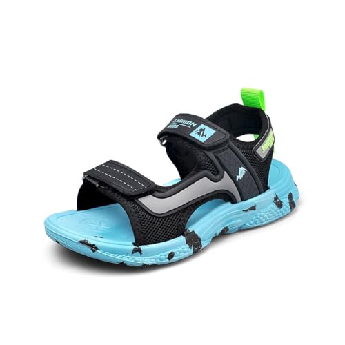 Mooyii Kinder Sommerschuhe sandalen Jungen Mädchen Outdoor Trekking Sport Sandalen Wandern Wasserdichte Schuhe Abenteuer Sommer Strand Pool Sneakers EU 28-40 von Mooyii