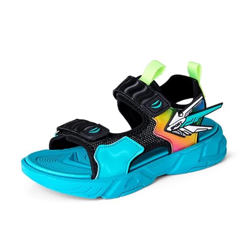 Mooyii Kinder Sommerschuhe sandalen Jungen Mädchen Outdoor Trekking Sport Sandalen Wandern Wasserdichte Schuhe Abenteuer Sommer Strand Pool Sneakers EU 28-40 von Mooyii