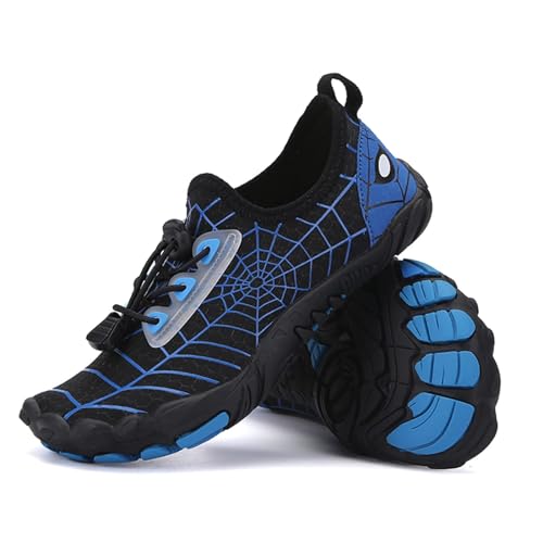 Mooyii Spider Barfußschuhe Kinder Leicht Schnell Trocknend Traillaufschuhe Atmungsaktiv Strandschuhe Wanderschuhe Für Jungen Und Mädchen von Mooyii