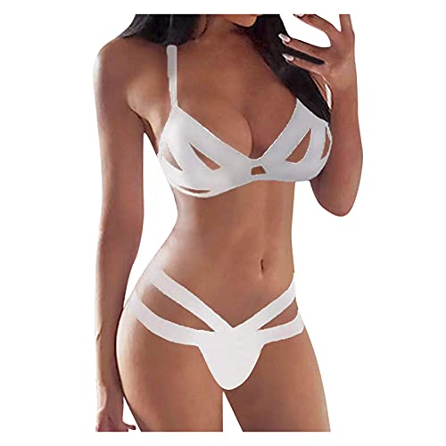 Dessous Set Damen ReizwäSche - Babydoll Damen Sexy Ouvert ReizwäSche Sexy UnterwäSche FüR Frauen Push Up UnterwäSche Frauen Set Bh Und Slip Slip Ouvert Damen Schritt Offen Stickerei UnterwäSche Sets von Mophghdj